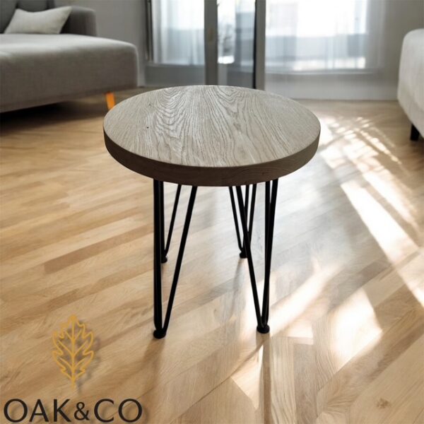 Tömör tölgy lerakó asztal – Oak&Co