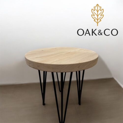 Tömör tölgy lerakó asztal – Oak&Co