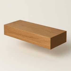 Tömör tölgy lebegőpolc